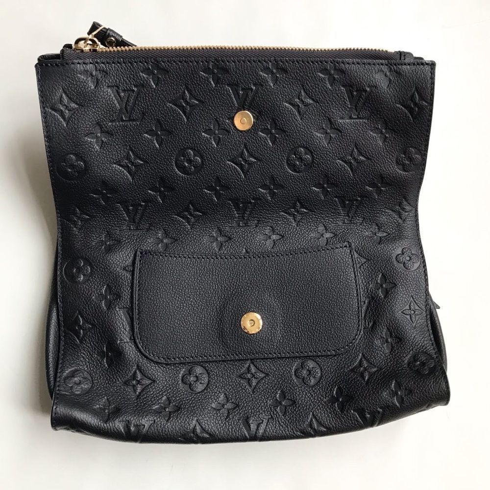 Louis Vuitton Empreinte Petillante Clutch Navy | Monogram Leather | Authentic - Picture 5 of 13